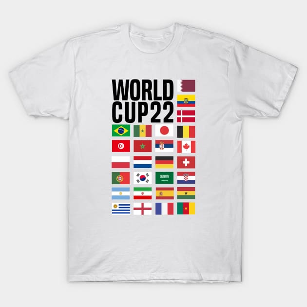 WORLD CUP 2022 T-Shirt by C_ceconello